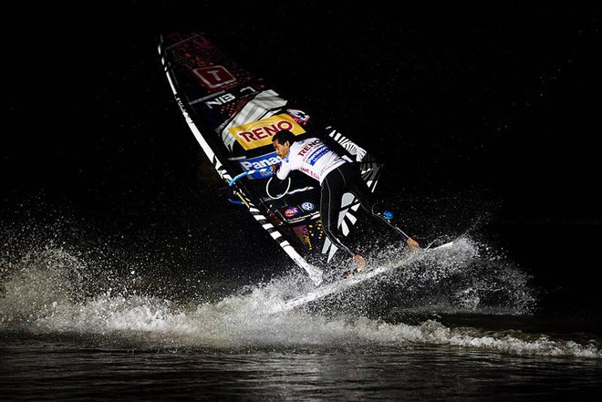 Tonky Frans sliping and sliding - PWA Reno World Cup Sylt Grand Slam 2011 © PWA World Tour http://www.pwaworldtour.com